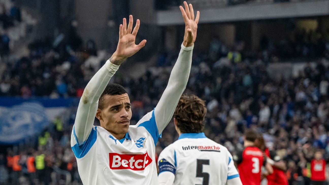 Greenwood scores as Marseille through to cup QF