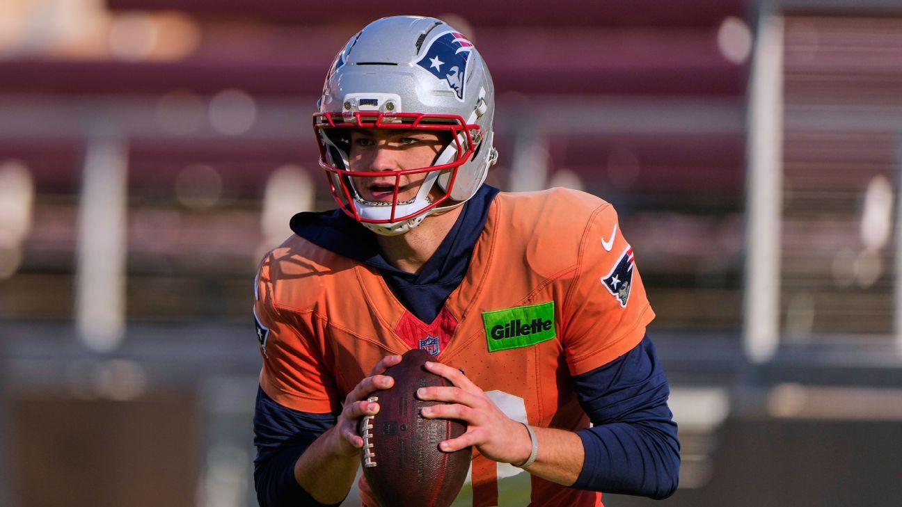 Pats' Drake Maye (shoulder) full participant in practice, feels 'great"