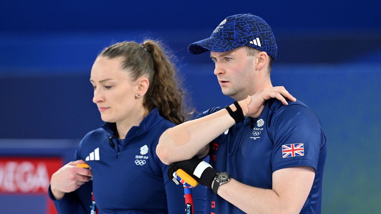 Winter Olympics: Team GB curlers Mouat, Dodds fall to mixed doubles ...
