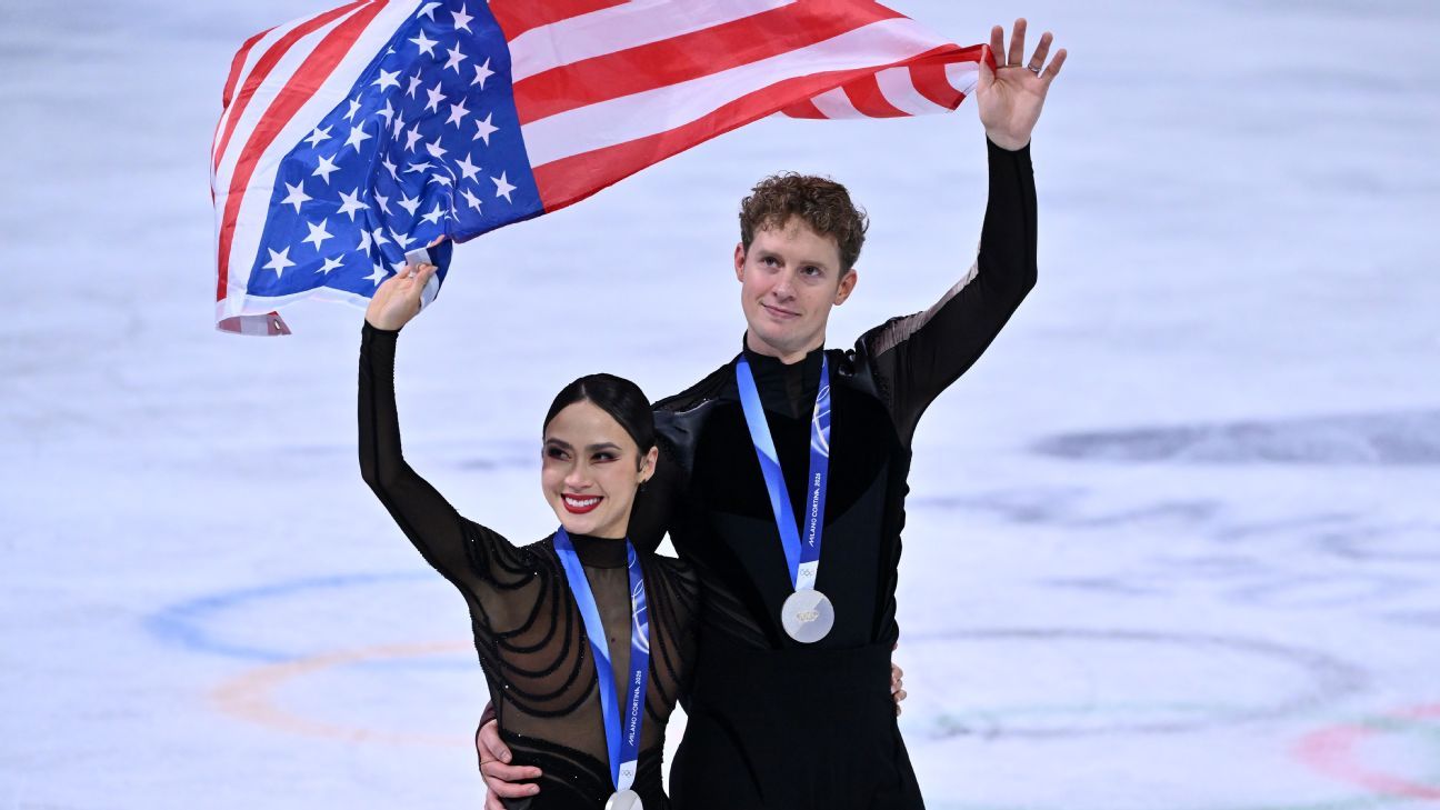 Chock, Bates take 'bittersweet' silver in ice dance