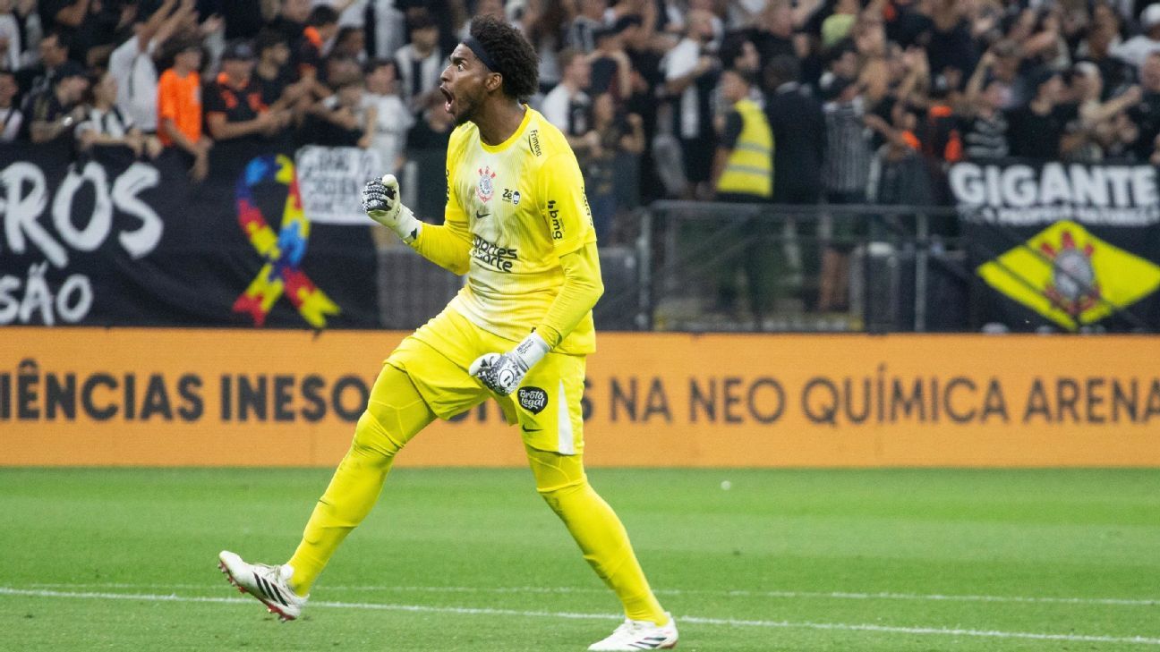 HERÓI NO GOL! Hugo Souza pega pênalti, Corinthians reage e vence bem no Brasileiro