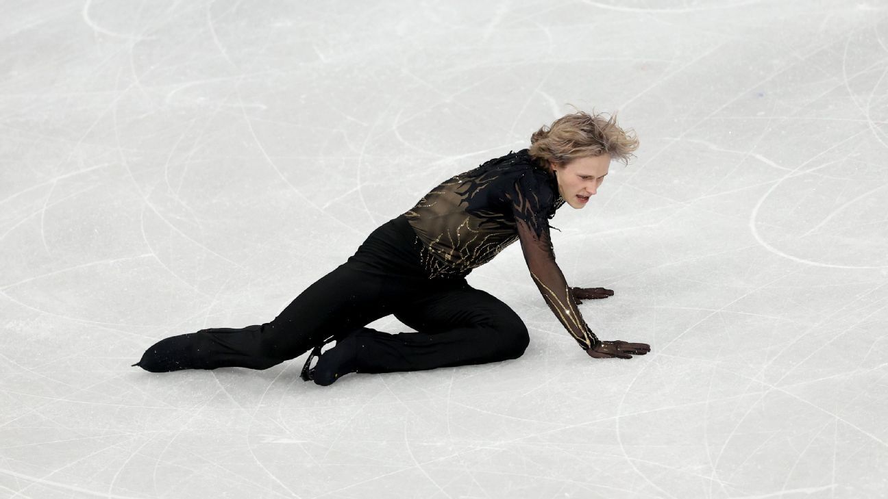 'I blew it': Malinin falls twice in Olympic stunner