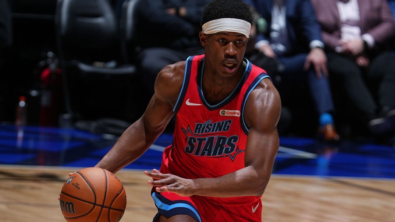 76ers' Edgecombe named MVP in Rising Stars win