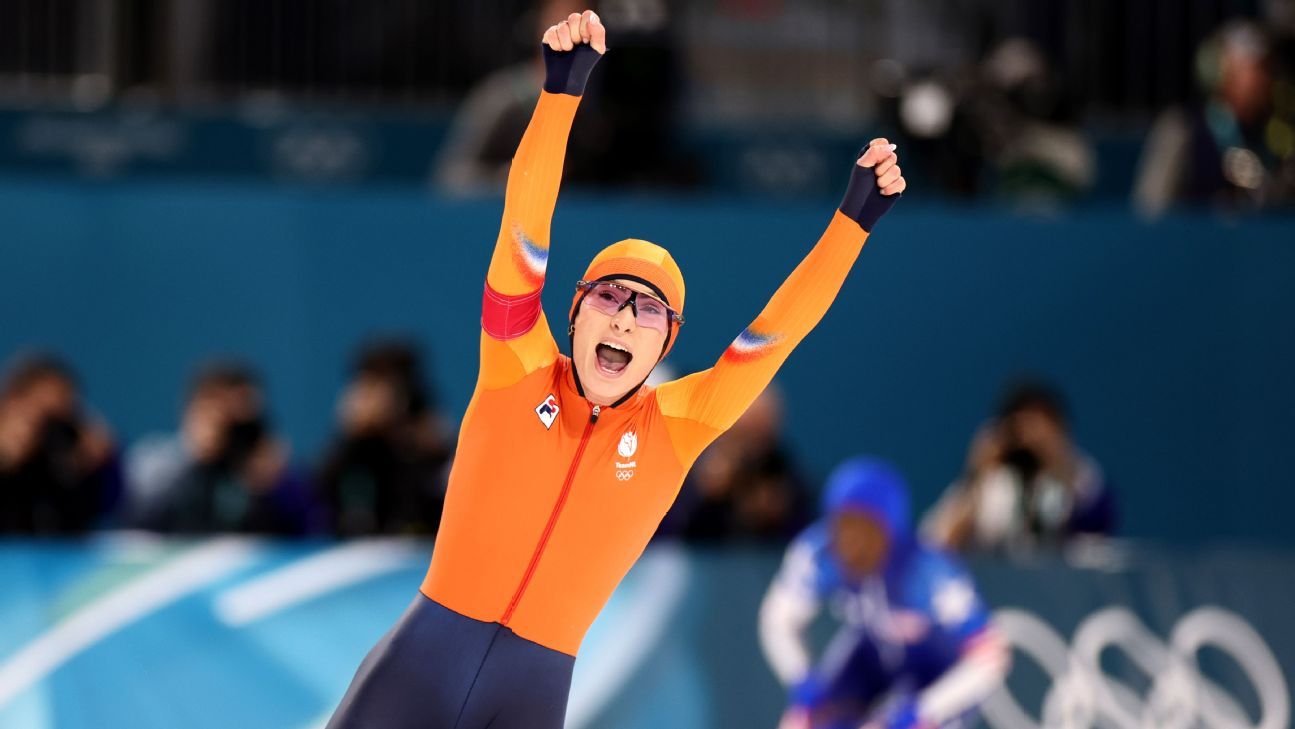 Netherlands' Kok fastest on ice with 500M gold