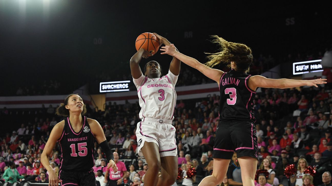 Carnegie drops 29 as Georgia upsets No. 5 Vandy