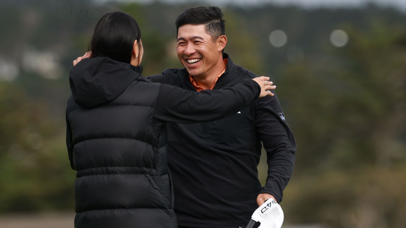 Dad-to-be Morikawa ends drought, wins Pebble