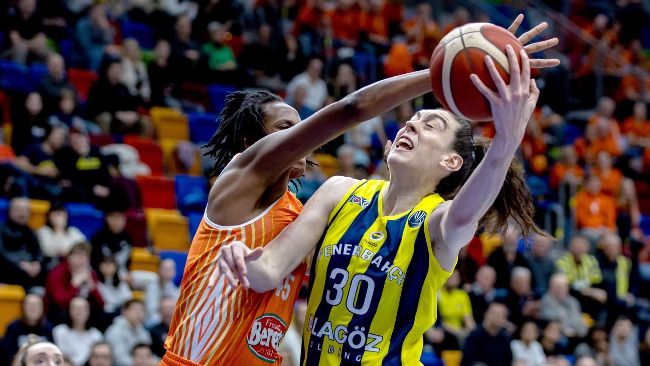 Breanna Stewart jugó para Fenerbahçe durante la temporada 2022-23, ayudando al equipo a ganar el título de la Liga Turca y fue MVP de la Final Four de la Euroliga.