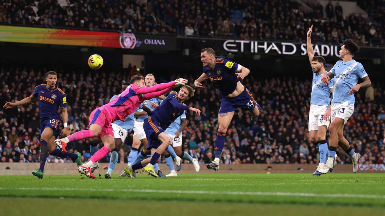 Revisão do VAR: o Man City empurrou um jogador do Newcastle para fora de jogo? Bernardo teve sorte em evitar o segundo amarelo?