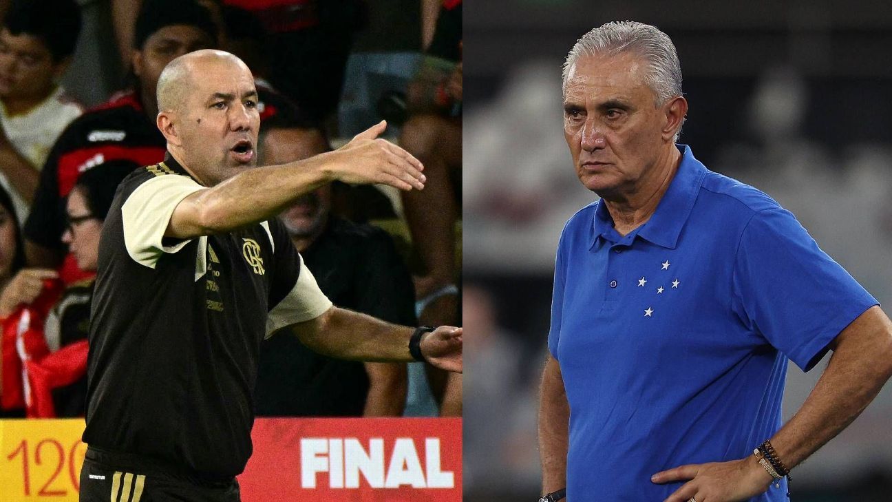 Estrelas no banco, saídas diferentes e mais: as histórias de Jardim e Tite nos reencontros que marcam Fla x Cruzeiro