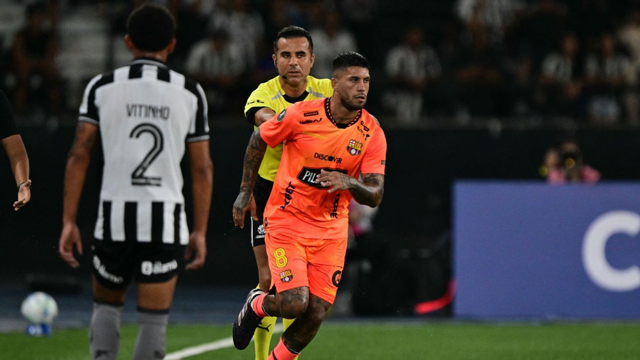 Botafogo perde para o Barcelona no Nilton Santos, cai na Libertadores e é vaiado pela torcida