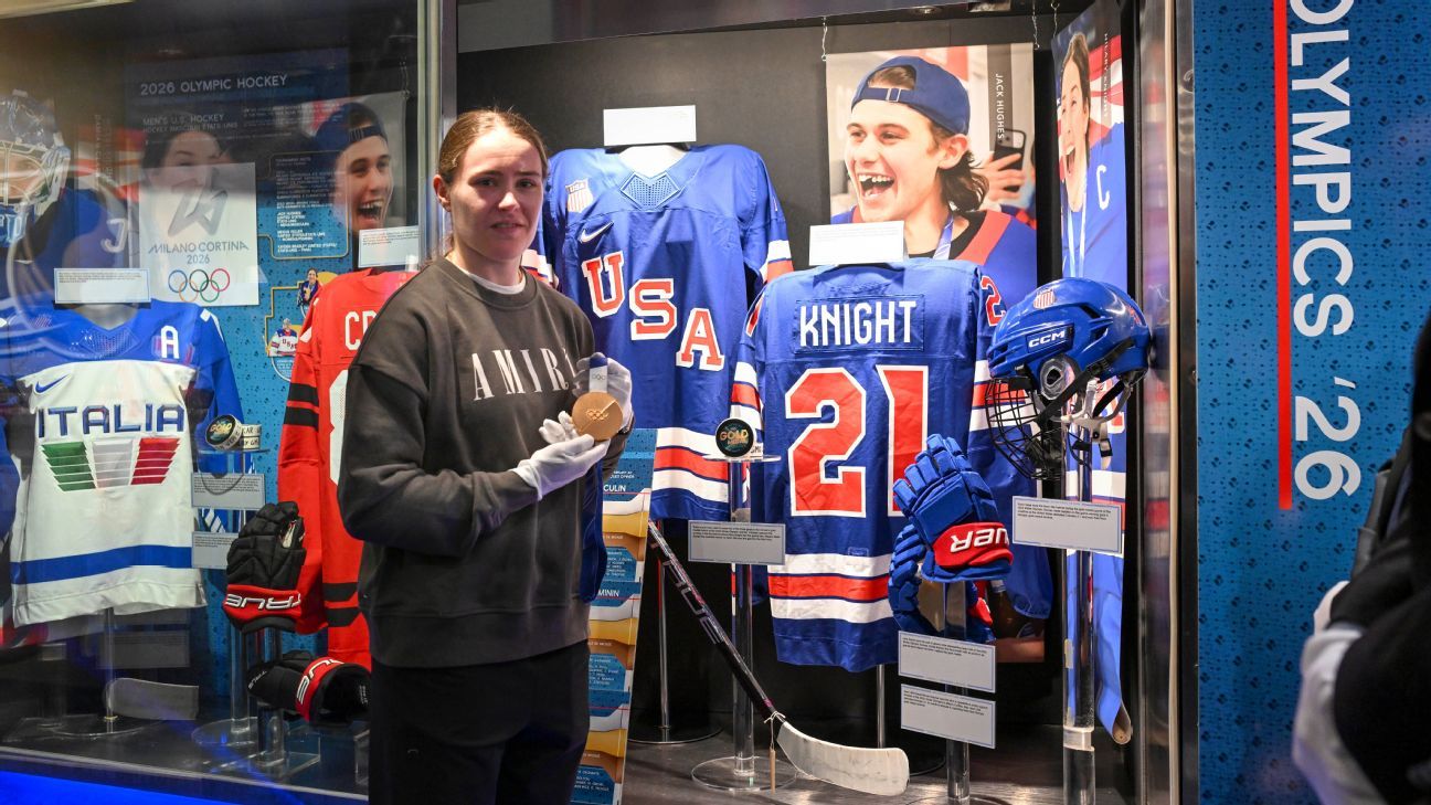 Jack Hughes' golden goal puck, and all other items from international events like the Olympics are donated to the Hockey Hall of Fame by the International Ice Hockey Federation, which is responsible for collecting, authenticating and preserving items.