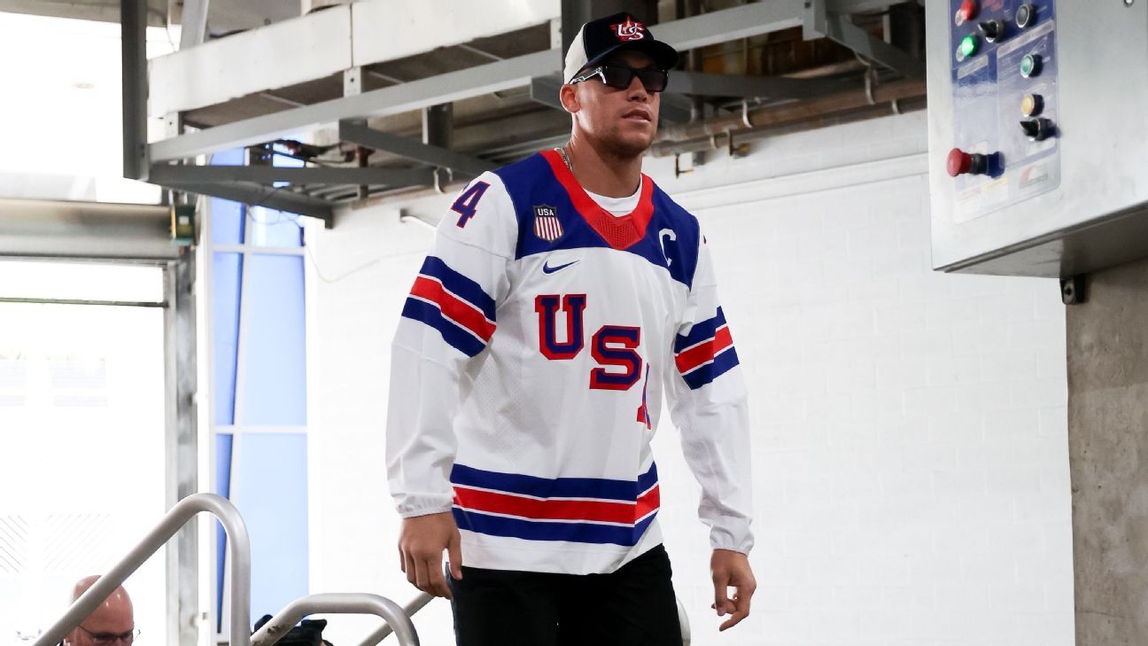 Team USA arrives at WBC championship repping game-worn USA Olympic hockey jerseys
