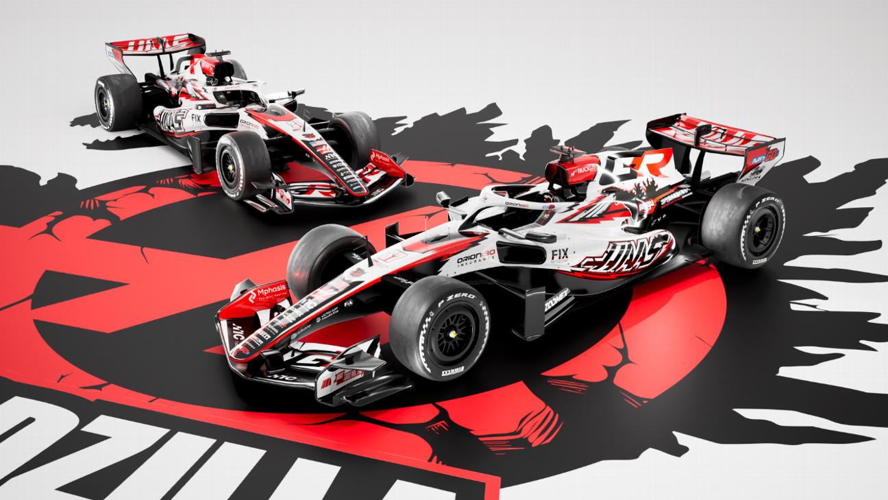 Haas F1: Godzilla se apodera del Gran Premio de Japón con impactante livery