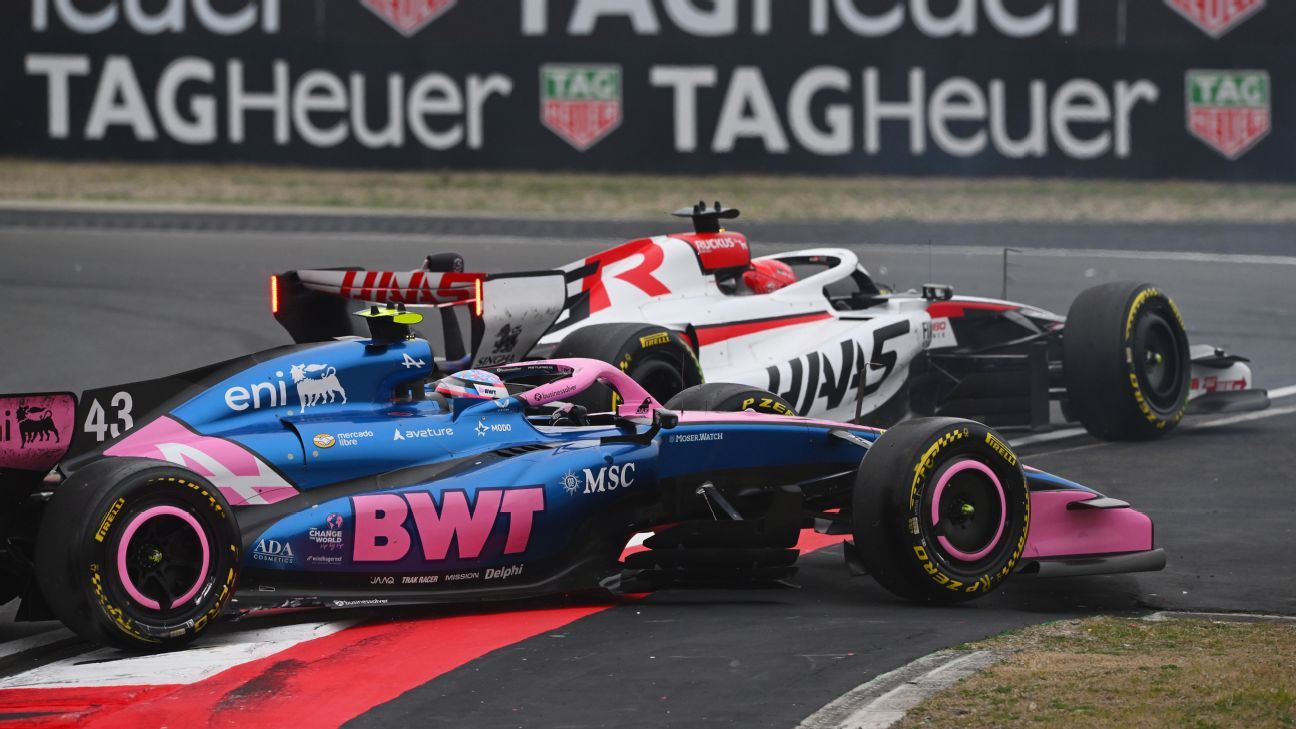 Ocon exige severas consecuencias por amenazas de muerte tras choque en F1 2 Esteban Ocon y Franco Colapinto chocaron en el Gran Premio de China.