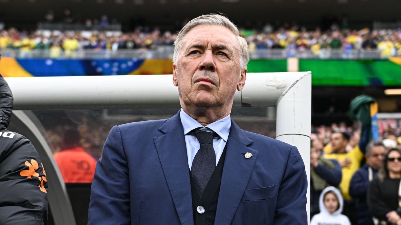 Ancelotti deflects Neymar chants after Brazil's loss to France