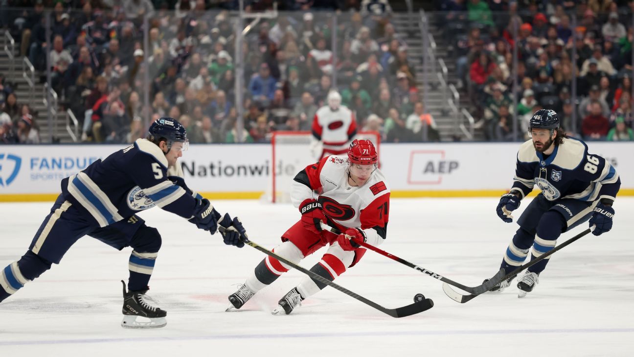 NHL playoff watch: Hurricanes, Blue Jackets battle to bolster playoff seeds
