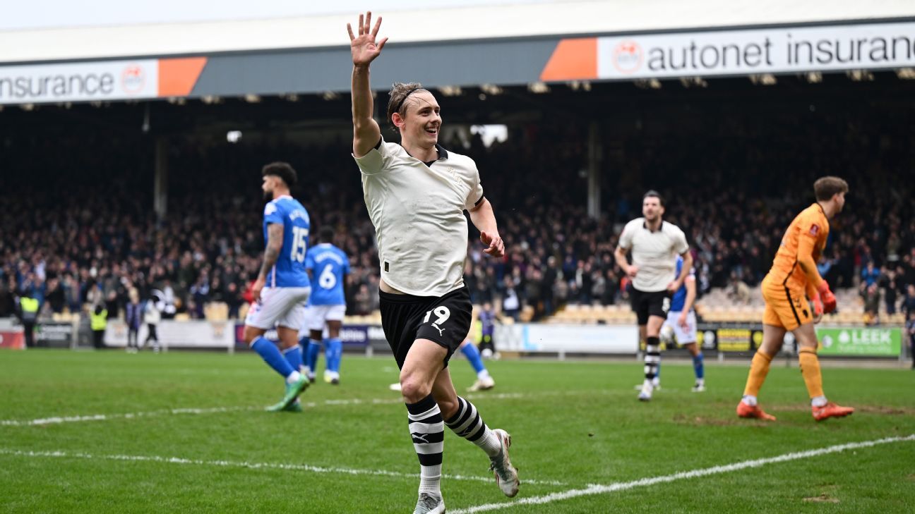 Port Vale FA Cup hero Ben Waine says 'pressure all on Chelsea'