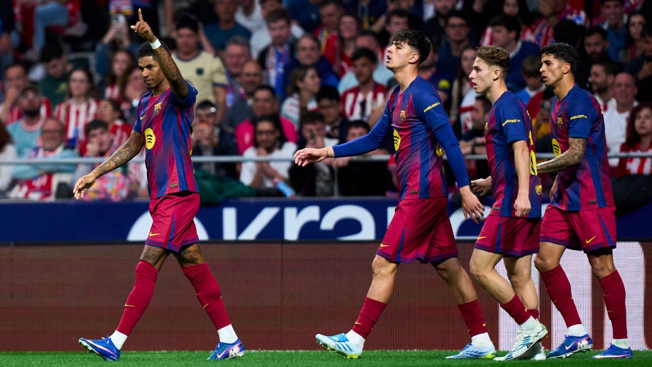 Lewandowski faz 'sem querer', Barcelona vence Atlético de Madrid e abre sete pontos para o Real Madrid