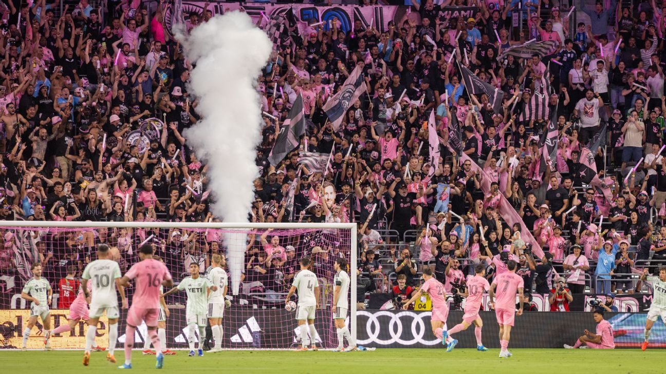 Scorende Messi en Suarez redden punt voor Inter Miami in eerste duel in nieuwe thuisbasis