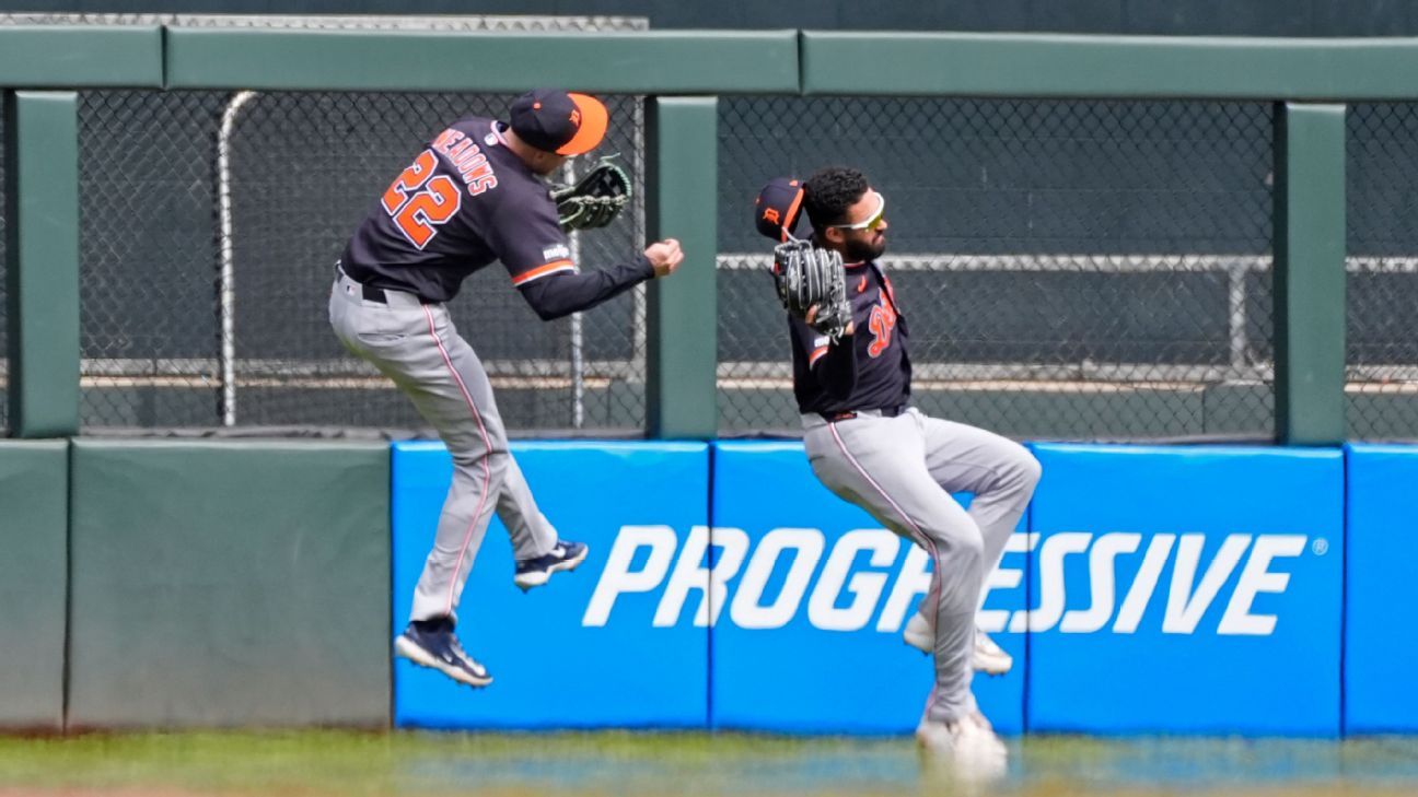 Tigers OF Meadows has broken arm, concussion