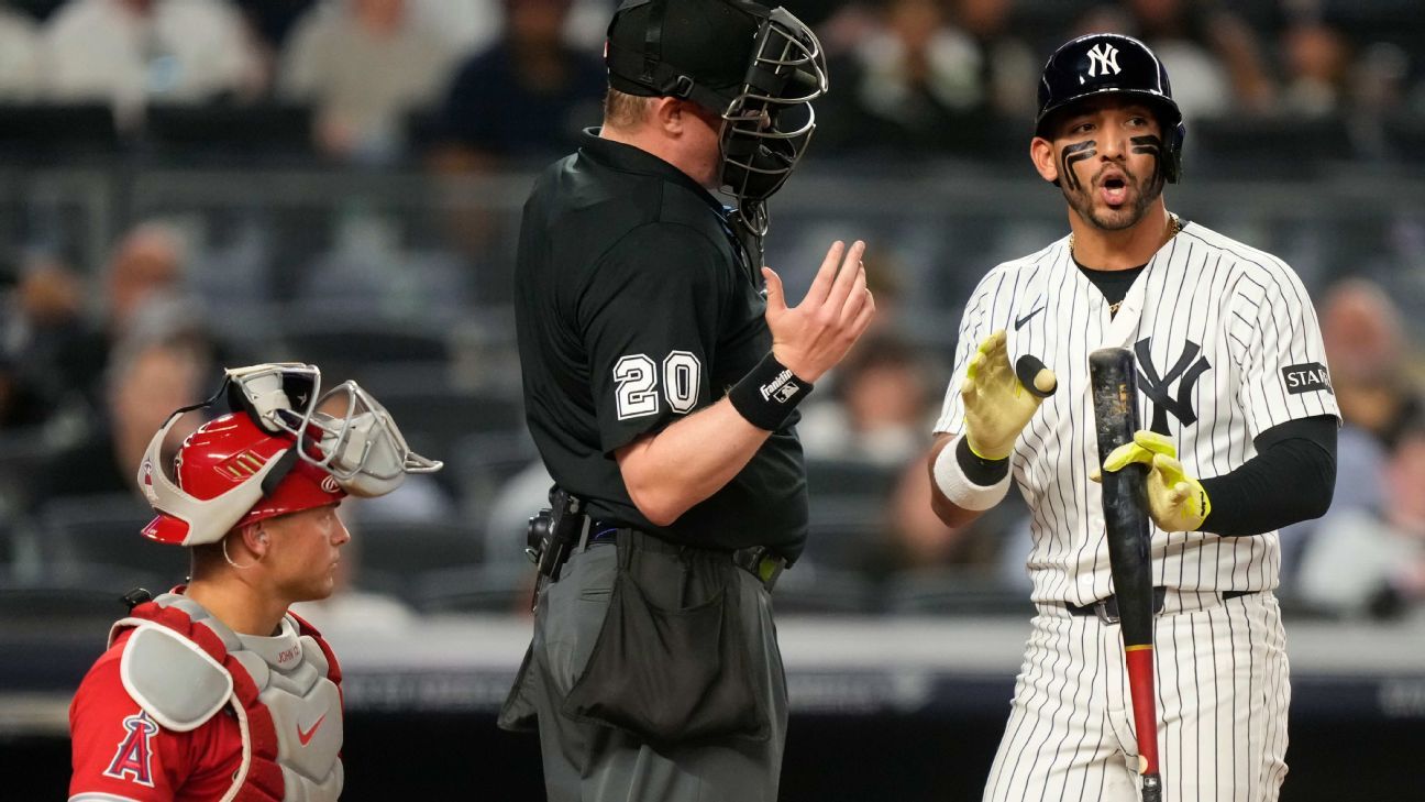 Yankees' bleak bats return in 7-1 loss to Angels