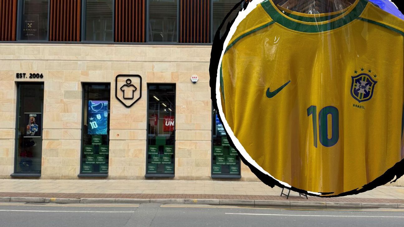 De camisa de Neymar no Santos a relíquia da Seleção por quase R$ 2,5 mil: maior loja de camisas do mundo reúne relíquias