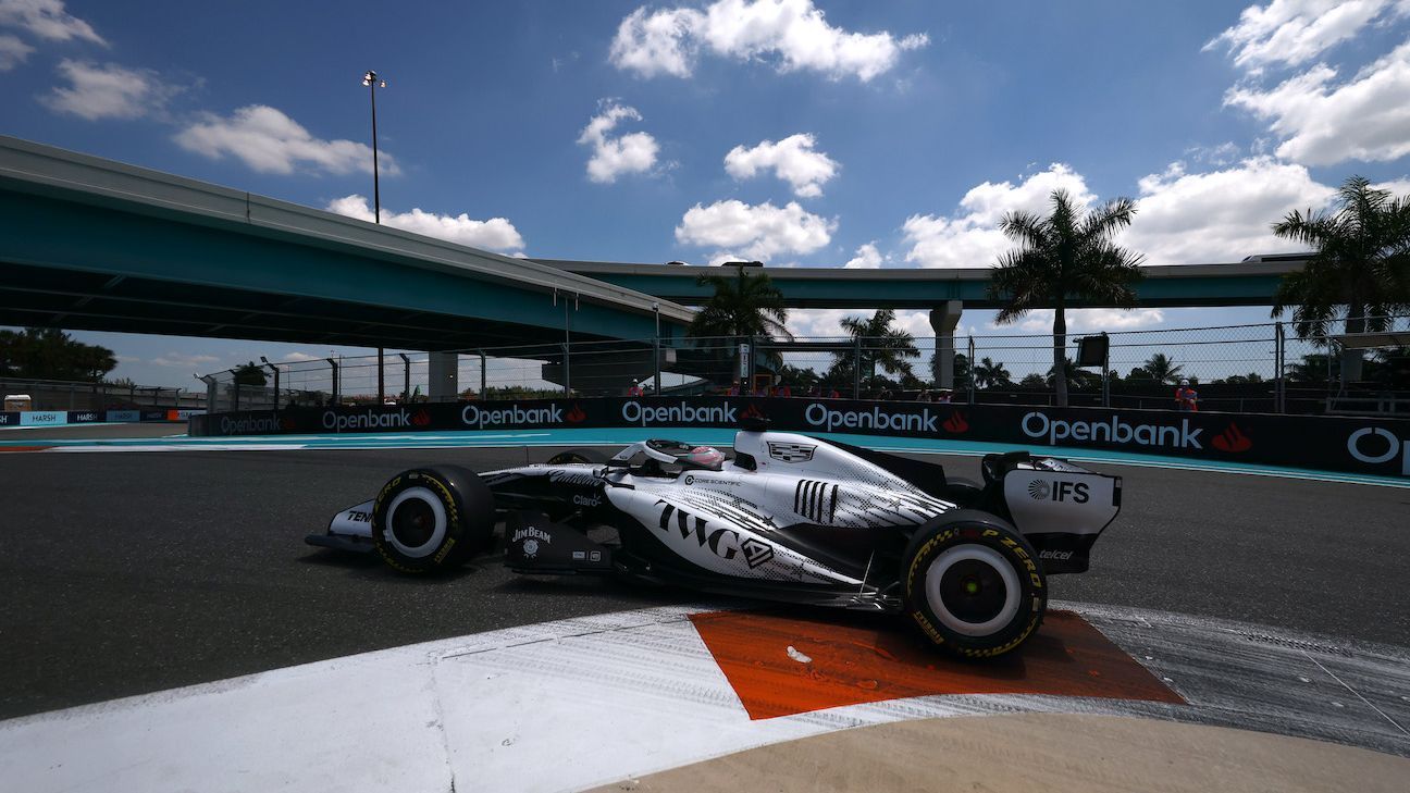 Checo Pérez finaliza decimoctavo primera práctica de Miami - ESPN