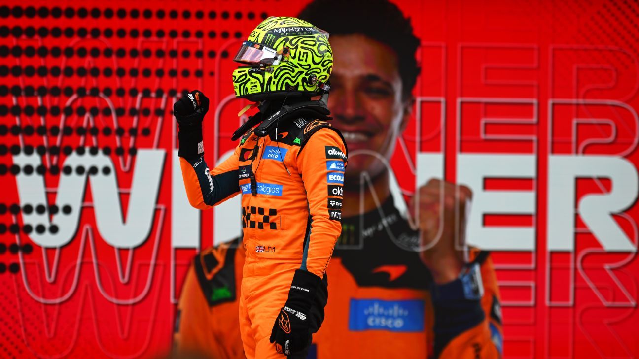 Lando Norris vence corrida sprint do GP de Miami e encerra domínio da Mercedes