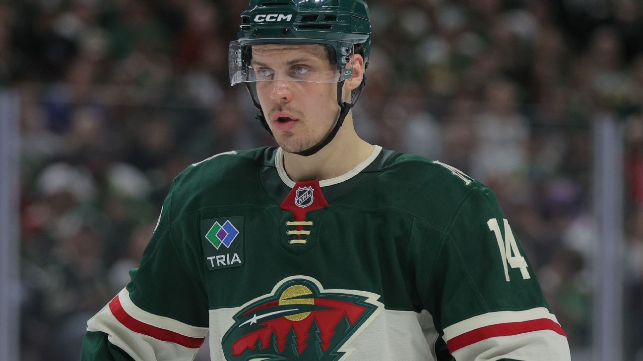 Eriksson Ek, Brodin will miss Games 1-2 for Wild