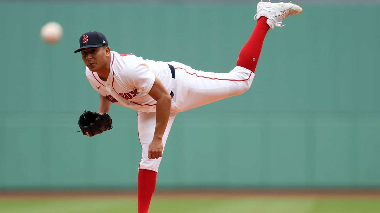 Ranger Suarez deixa partida dos Red Sox com dor na coxa
