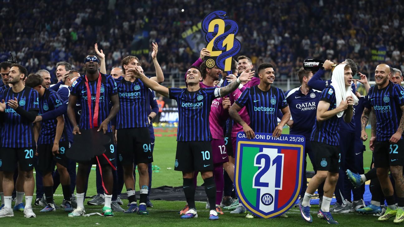 Inter de Milão é coroada campeã da Serie A após vencer o Parma
