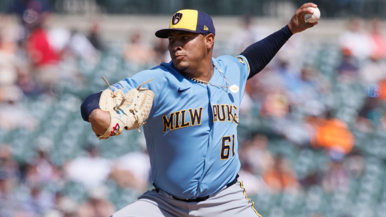 Brewers reliever Angel Zerpa set for season-ending elbow surgery