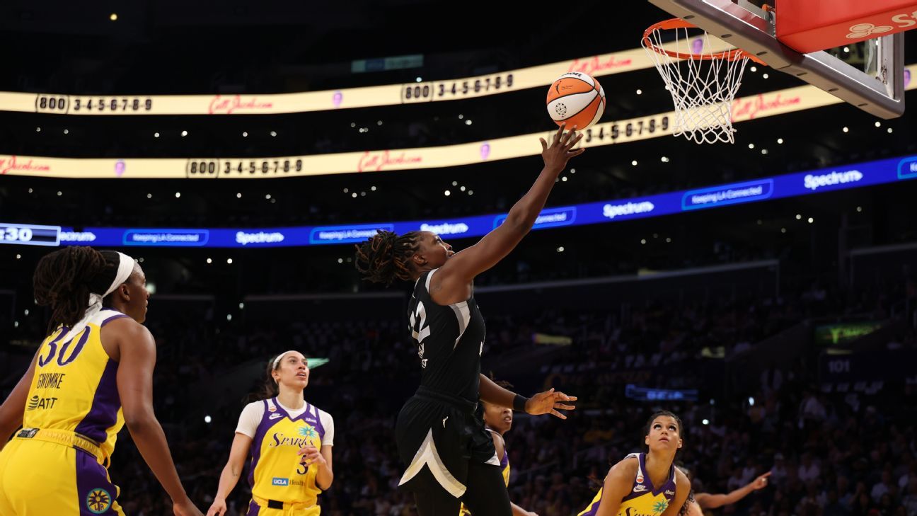 Las Vegas Aces se recuperam após derrota histórica e vencem Los Angeles Sparks