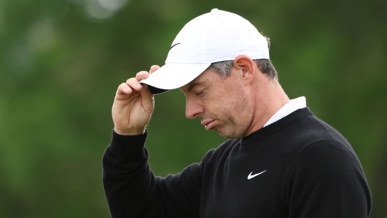 McIlroy Bemoans Wild Drives After 74 at PGA Championship