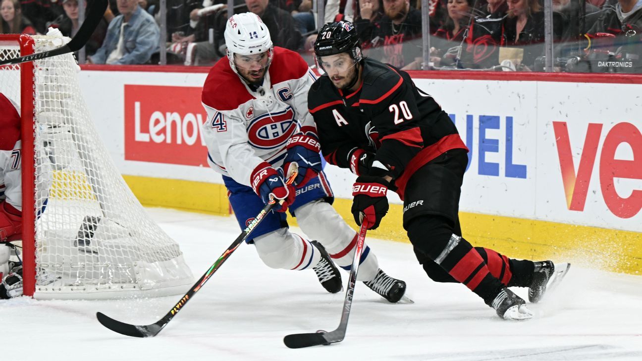 Stanley Cup playoffs daily: Can the Hurricanes tie...