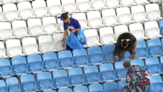 Why Japan fans clean stadiums after every game Why Japan fans clean stadiums after every game