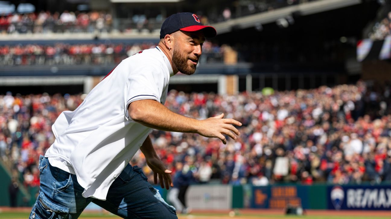 Patrick Mahomes Teases Travis Kelce About Disastrous First Pitch at Guardians Game