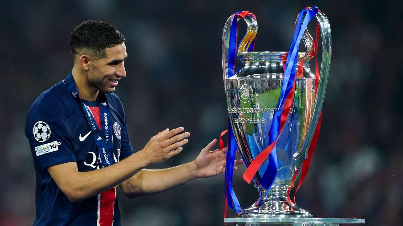 If Achraf Hakimi wins the Champions League against Arsenal, will he overtake Samuel Eto'o as Africa's greatest?