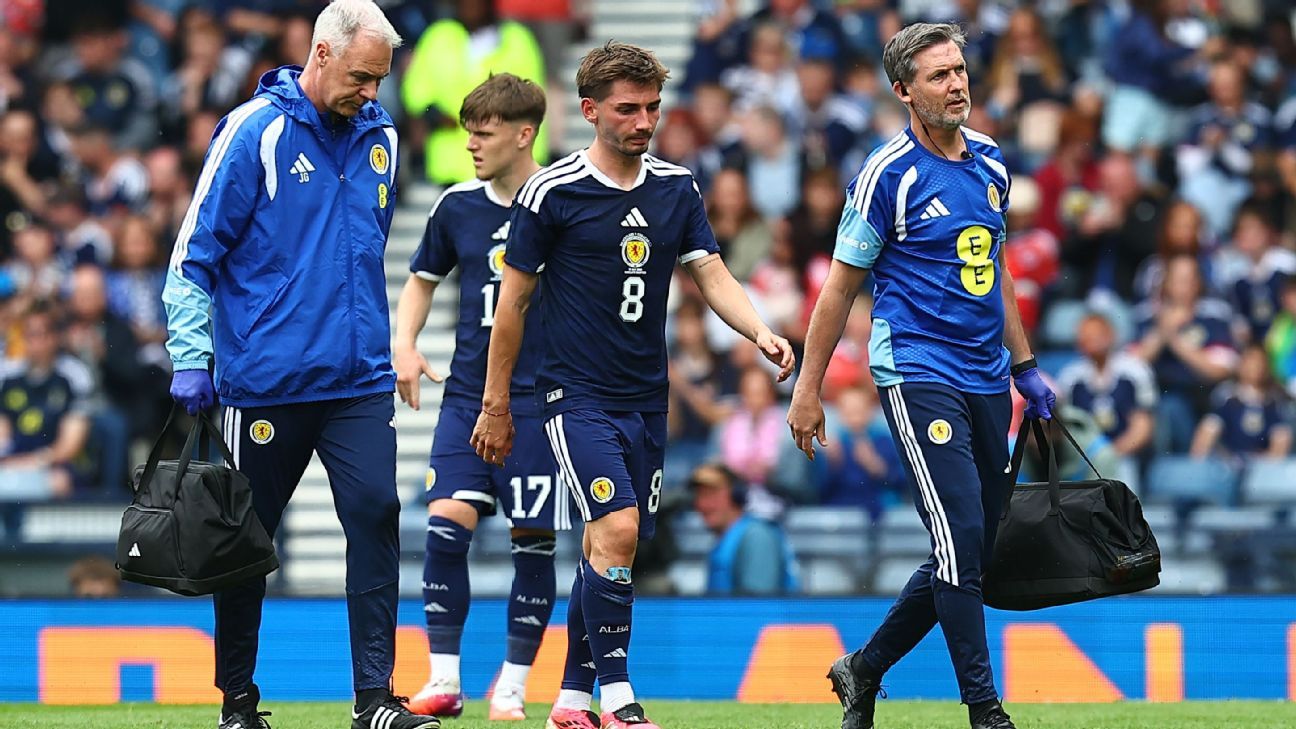 Knee injury rules Scotland's Gilmour out of WC