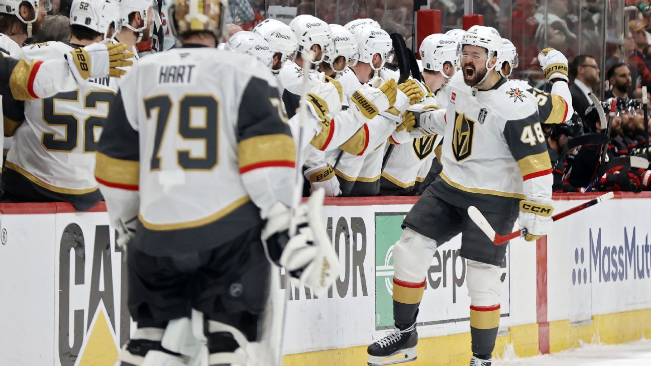 Stanley Cup odds: Golden Knights ride Game 1 win t...