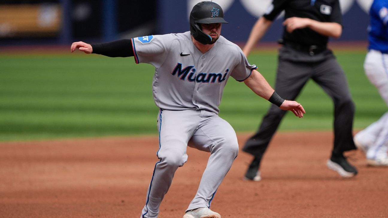 Marlins' Liam Hicks Sidelined with Back Tightness Ahead of Giants Game