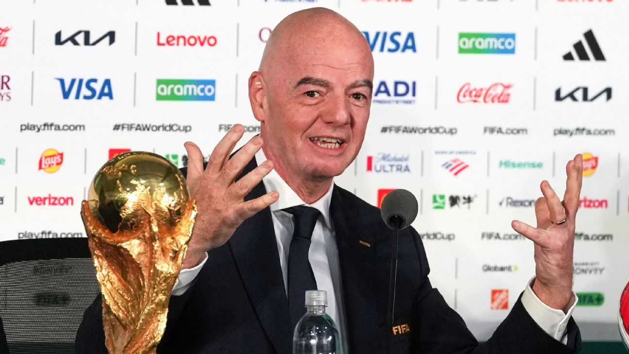 FIFA President Infantino: "Chill" on World Cup visa concerns