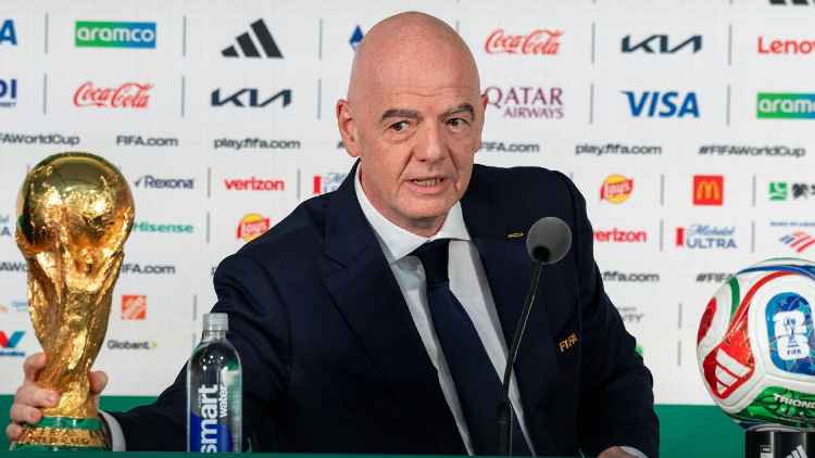 Infantino slams WC critics for 'spreading hate'