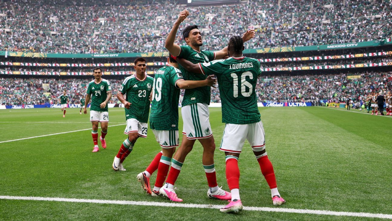 Live updates: Mexico double lead after header from...