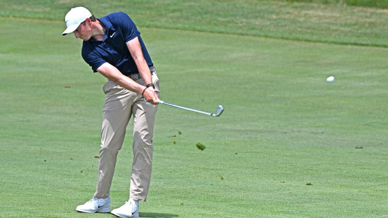 James grabs Canadian Open lead in pro debut
