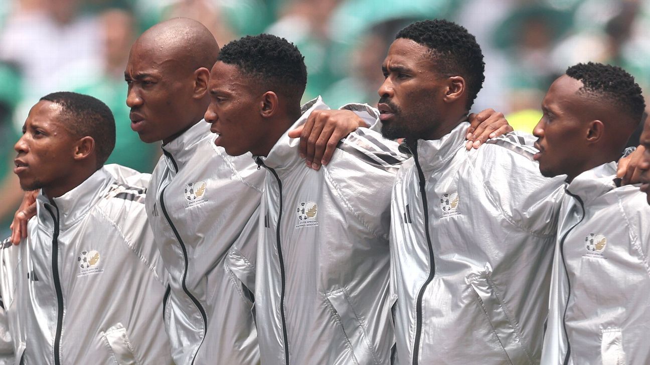 South Africa's silver Adidas jackets developed with Manchester United, Arsenal p...