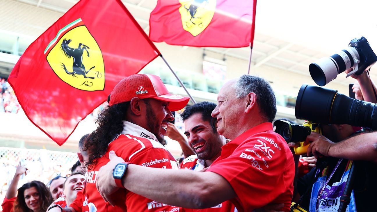 'The first step of our story': Hamilton finally won with Ferrari, isn't done yet