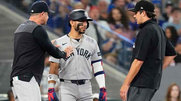 Aaron Boone habla sobre el retraso del juego de José Caballero con la MLB