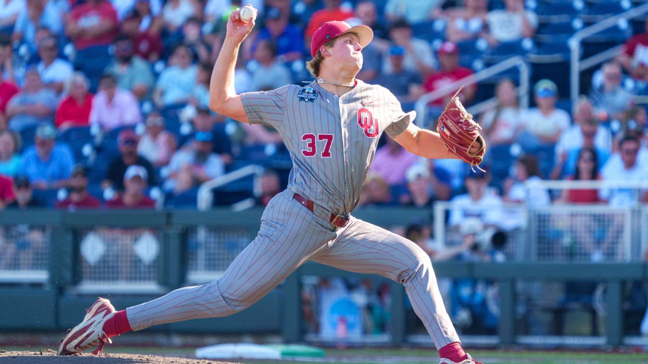 Oklahoma and Georgia Win College World Series Openers 9-0 and 7-1