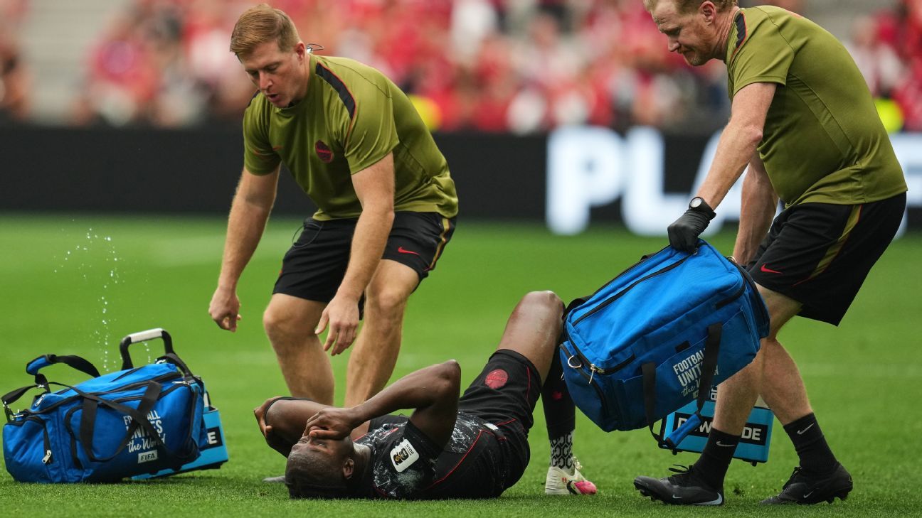 Ismaël Koné suffered severe injury in Canada vs. Qatar